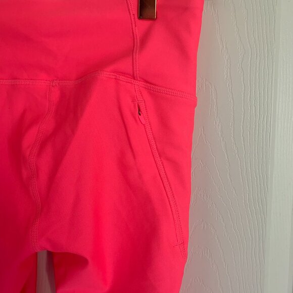 Under Armour Women's Athletic Capri Leggings, Neon Pink, size S NWT - Picture 5 of 8